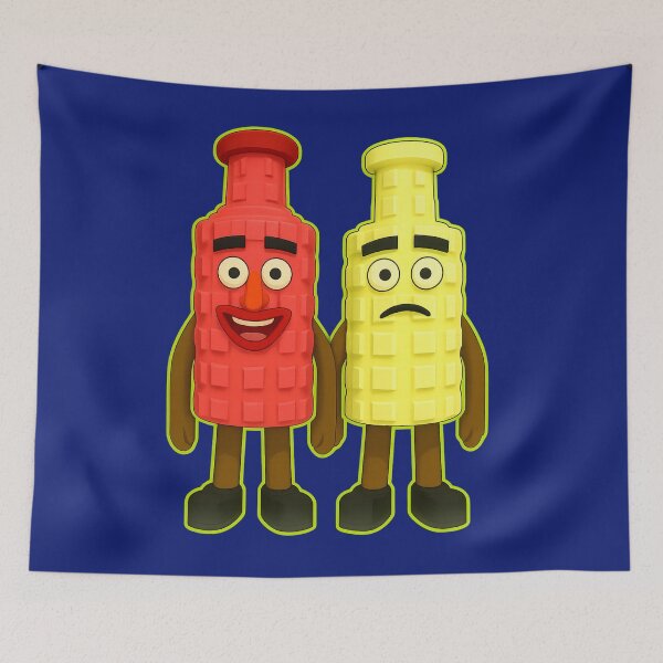 Item preview, Bruh Steal a Brainrot Ketchuru and Musturu Roblox Characters designed and sold by The Art by Rossouw.