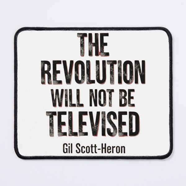 Item preview, The Revolution Will Not Be Televised designed and sold by FitEnvy.