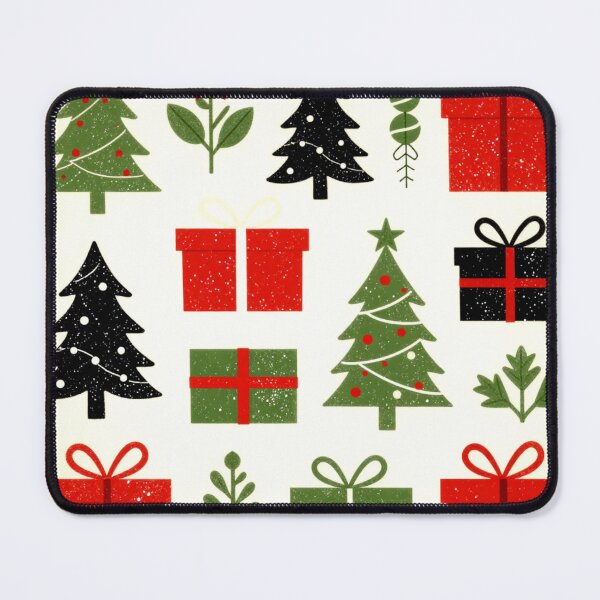 Item preview, christmas trees presents abstract colorful festive design designed and sold by SmashingDeals.