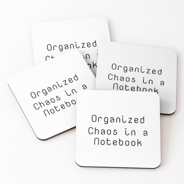 Item preview, Organized Chaos in a Notebook designed and sold by Ninjacatoff.