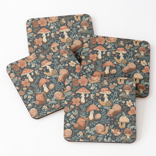Item preview, Autumn Woodland Mushrooms | Fall Nature Seamless Pattern designed and sold by KiValuate.