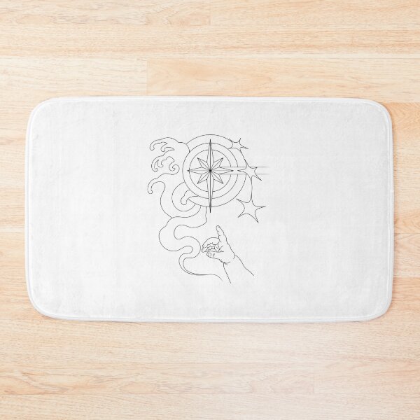 Item preview, Celestial Compass Hand Line Art designed and sold by Color for Balance .