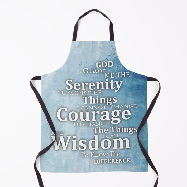 Item preview, Serenity Prayer On Blue Healing Art designed and sold by Sharon Cummings Art.