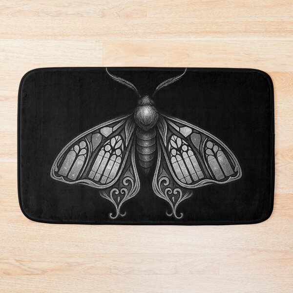 Item preview, Gothic Cathedral Moth – Dark Aesthetic Insect Illustration designed and sold by Mouraludia.
