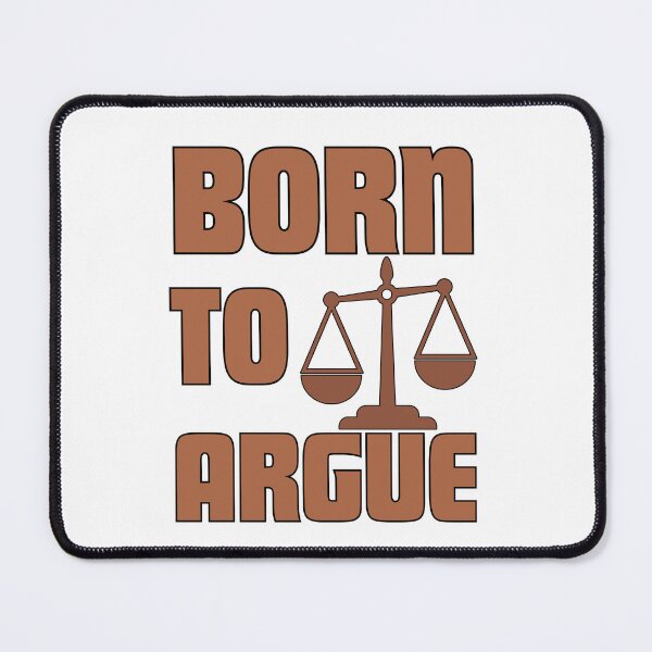 Item preview, Funny Born To Argue Lawyer Quote Hand Drawn Design designed and sold by Guess4best.