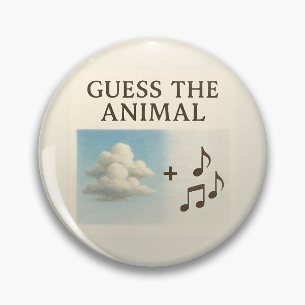 Item preview, Guess the Animal – Clouds + Music Visual Wordplay  designed and sold by GeoWild Designs.