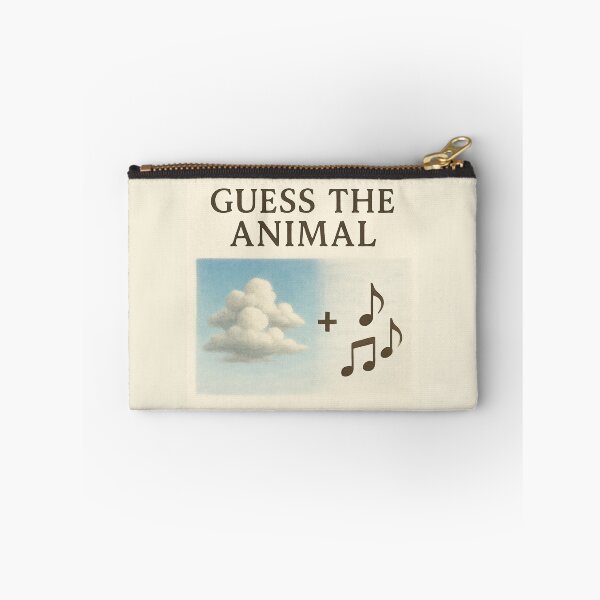 Item preview, Guess the Animal – Clouds + Music Visual Wordplay  designed and sold by GeoWild Designs.