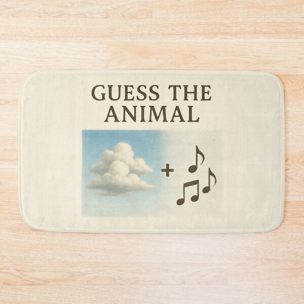 Item preview, Guess the Animal – Clouds + Music Visual Wordplay  designed and sold by GeoWild Designs.
