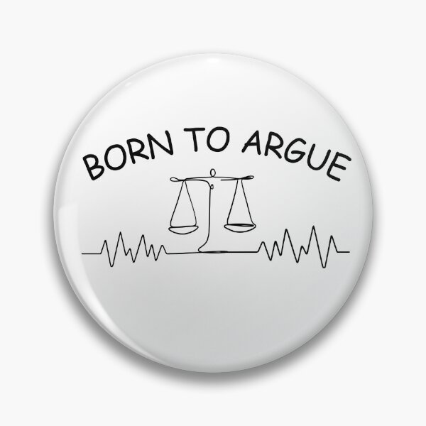 Item preview, Funny Born To Argue Lawyer Quote Hand Drawn Design designed and sold by Guess4best.