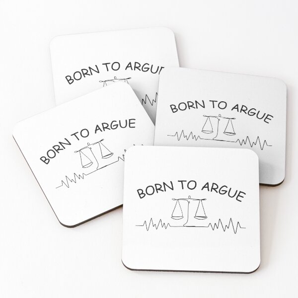 Item preview, Funny Born To Argue Lawyer Quote Hand Drawn Design designed and sold by Guess4best.