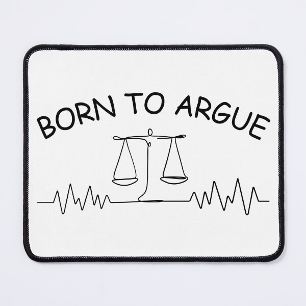 Item preview, Funny Born To Argue Lawyer Quote Hand Drawn Design designed and sold by Guess4best.