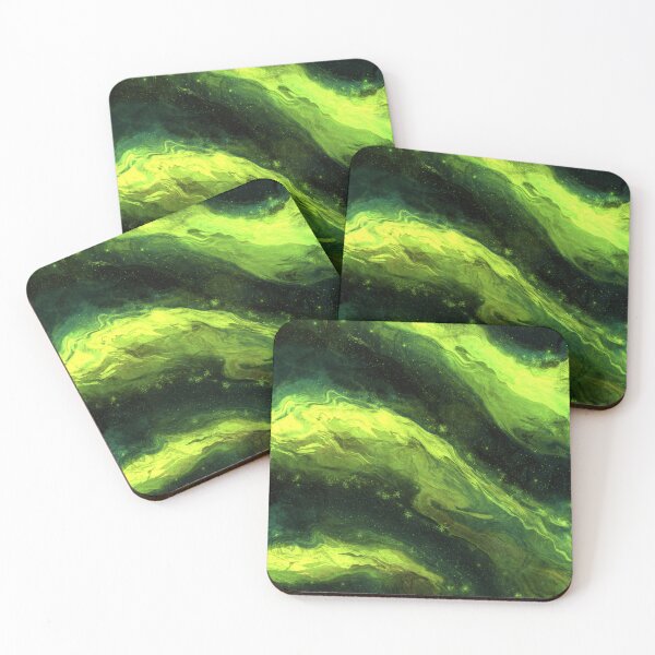 Item preview, Green Cosmic Galaxy Stream designed and sold by Neverlight-Art.