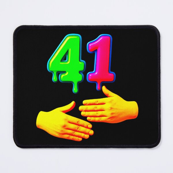 Item preview, Funny 41 Meme Just like 67 designed and sold by The Art by Rossouw.