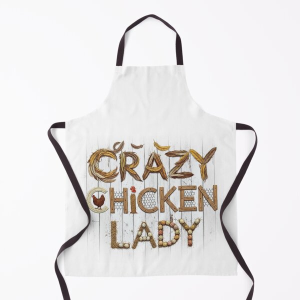 Item preview, Crazy chicken lady designed and sold by FitEnvy.