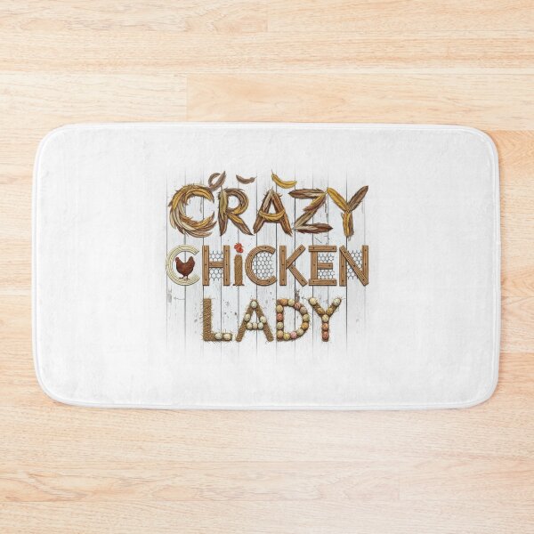 Item preview, Crazy chicken lady designed and sold by FitEnvy.