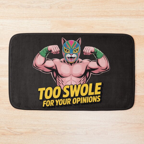 Item preview, Too Swole Gym Cat designed and sold by Pixostick.