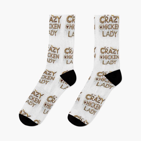 Item preview, Crazy chicken lady designed and sold by FitEnvy.