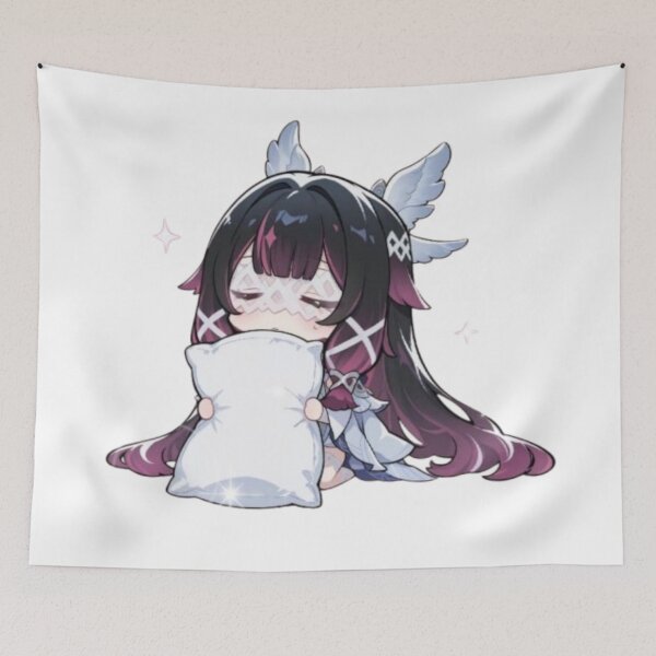 Item preview, Genshin Impact Columbina Pillow designed and sold by KomiArts.