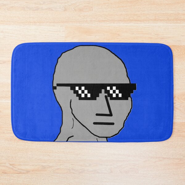 Item preview, NPC Wojak Meme Thug Life Sunglasses designed and sold by The Art by Rossouw.