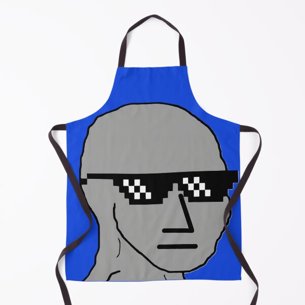 Item preview, NPC Wojak Meme Thug Life Sunglasses designed and sold by The Art by Rossouw.