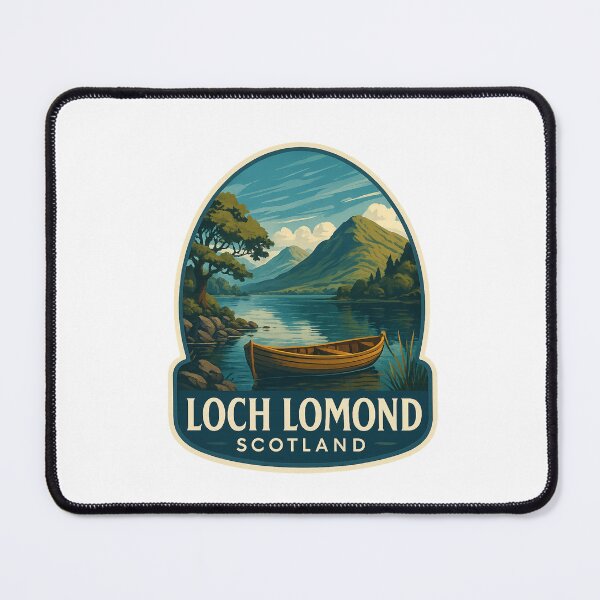 Item preview, Wooden Rowboat on Loch Lomond with Views of Ben Lomond, Argyll and Bute, Scotland designed and sold by Places On Earth.