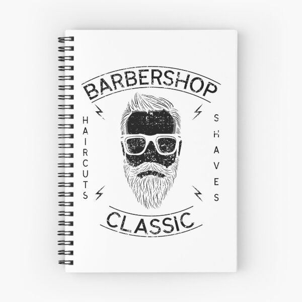 Item preview, Vintage Barber Skull – Classic Barbershop Dark Logo designed and sold by toptomdesign.