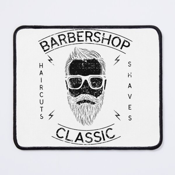 Item preview, Vintage Barber Skull – Classic Barbershop Dark Logo designed and sold by toptomdesign.