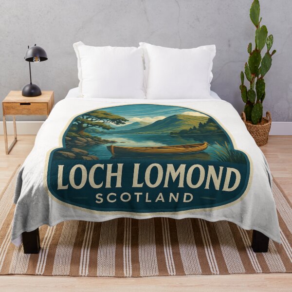 Item preview, Wooden Rowboat on Loch Lomond with Views of Ben Lomond, Argyll and Bute, Scotland designed and sold by Places On Earth.
