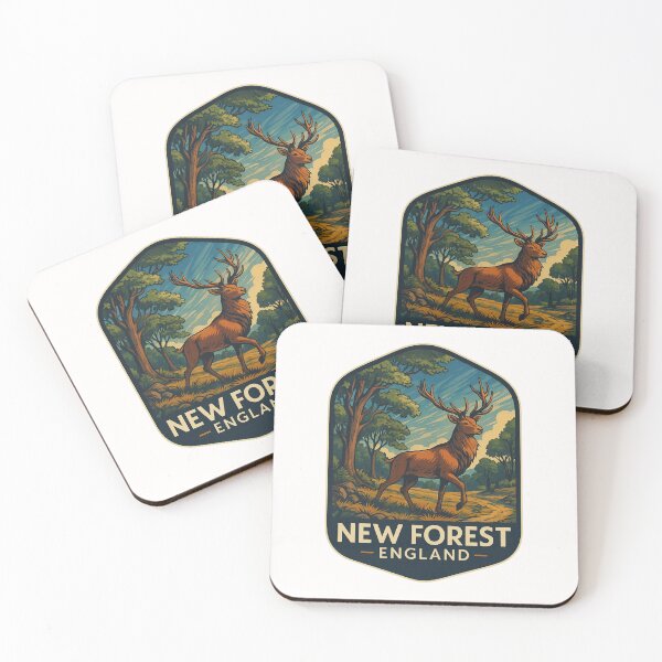 Item preview,  Red Deer in New Forest National Park, Hampshire, England designed and sold by Places On Earth.