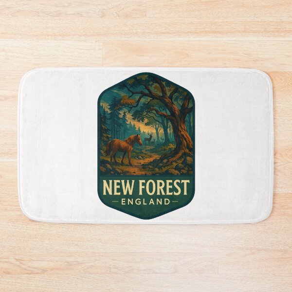 Item preview,  New Forest Ponies and Deer at Sunset, Hampshire, England designed and sold by Places On Earth.