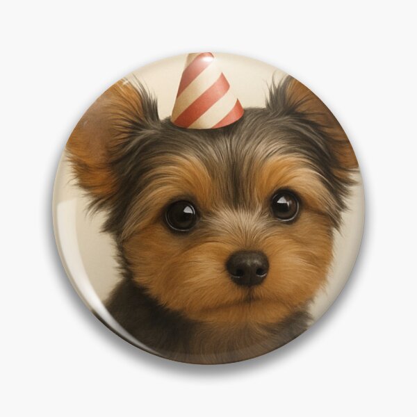 Item preview, Belated Birthday Yorkshire Terrier Puppy Card designed and sold by GivingJoy.