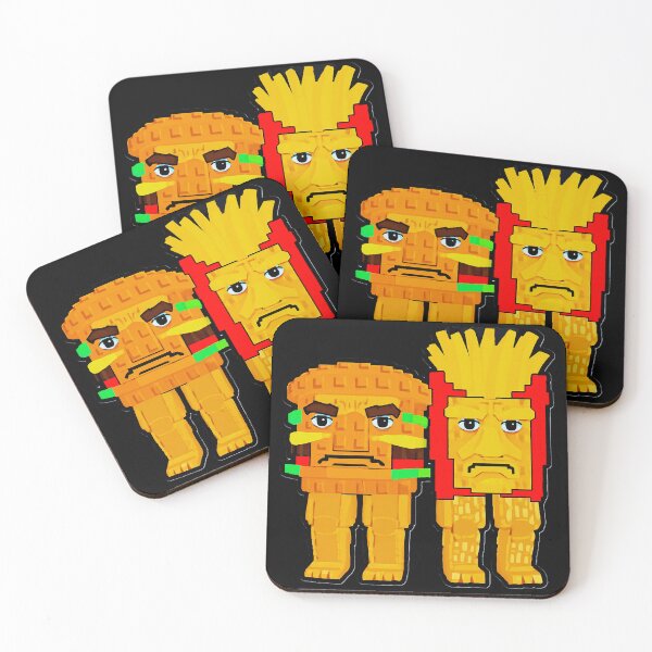 Item preview, Bruh Steal a Brainrot Burgero and Fryuro Roblox Characters designed and sold by The Art by Rossouw.