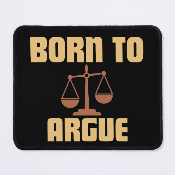 Item preview, Funny Born To Argue Lawyer Quote Hand Drawn Design designed and sold by Guess4best.