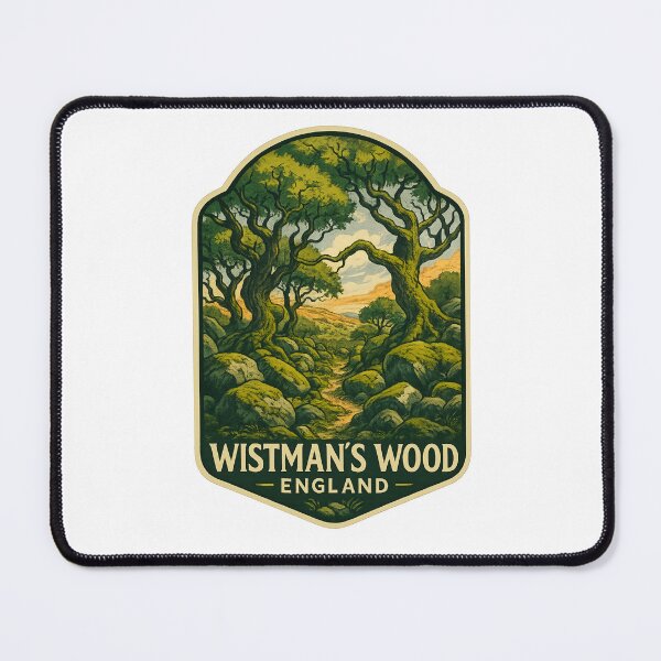 Item preview, Mossy Boulders and Twisted Oaks in Wistman’s Wood, Dartmoor, England designed and sold by Places On Earth.
