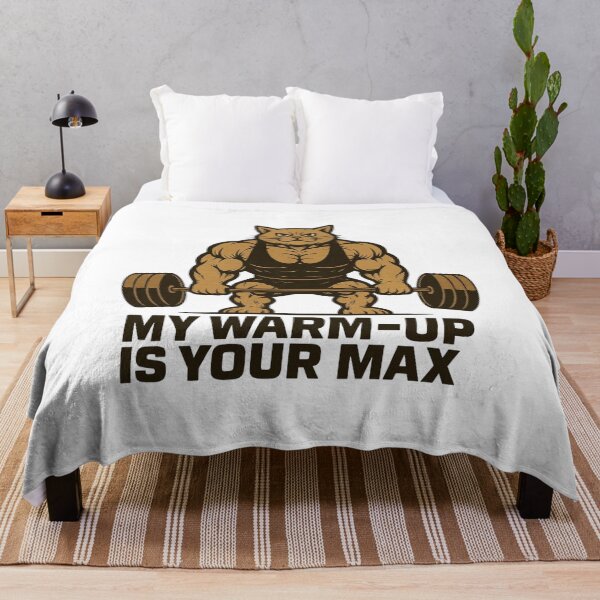 Item preview, Gym Cat My Warm-Up Max designed and sold by Pixostick.