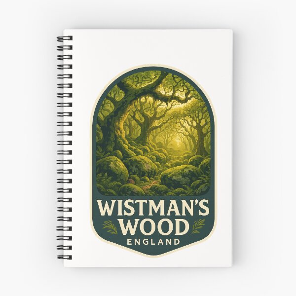 Item preview,  Sunlit Canopy in Wistman’s Wood, Dartmoor National Park, Devon, England designed and sold by Places On Earth.