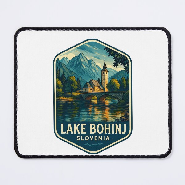 Item preview, Evening Reflections on Lake Bohinj, Julian Alps, Triglav National Park, Slovenia designed and sold by Places On Earth.
