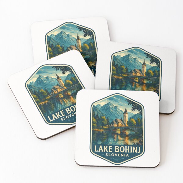 Item preview,  Evening Reflections on Lake Bohinj, Julian Alps, Triglav National Park, Slovenia designed and sold by Places On Earth.