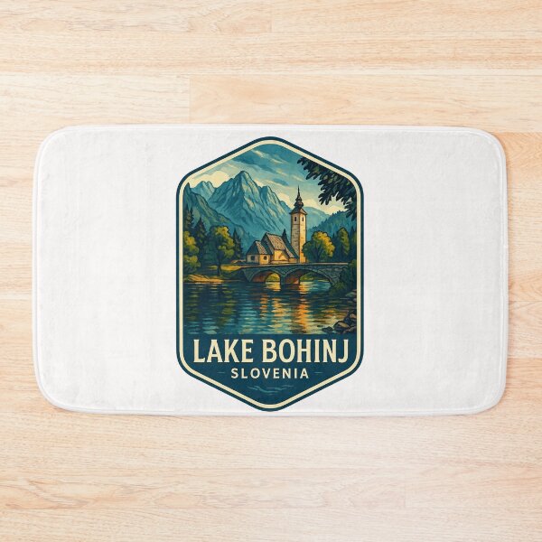 Item preview,  Evening Reflections on Lake Bohinj, Julian Alps, Triglav National Park, Slovenia designed and sold by Places On Earth.