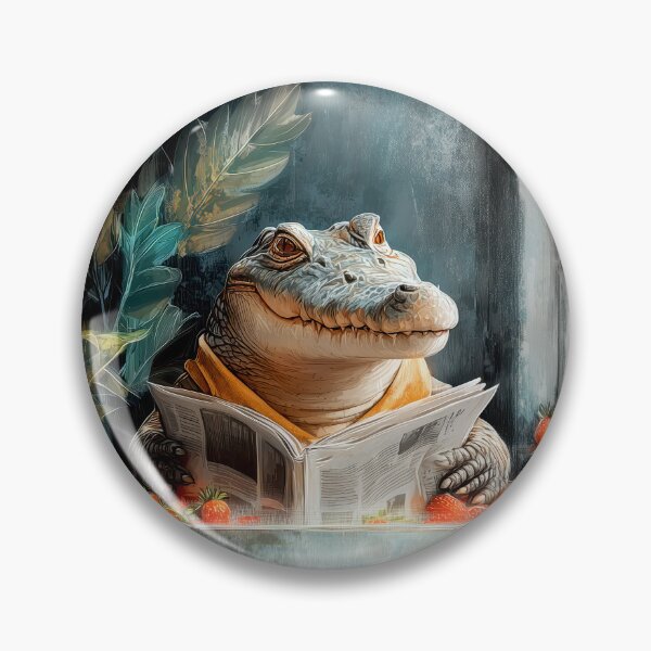 Item preview, Crocodile in bathtube designed and sold by JBJart.