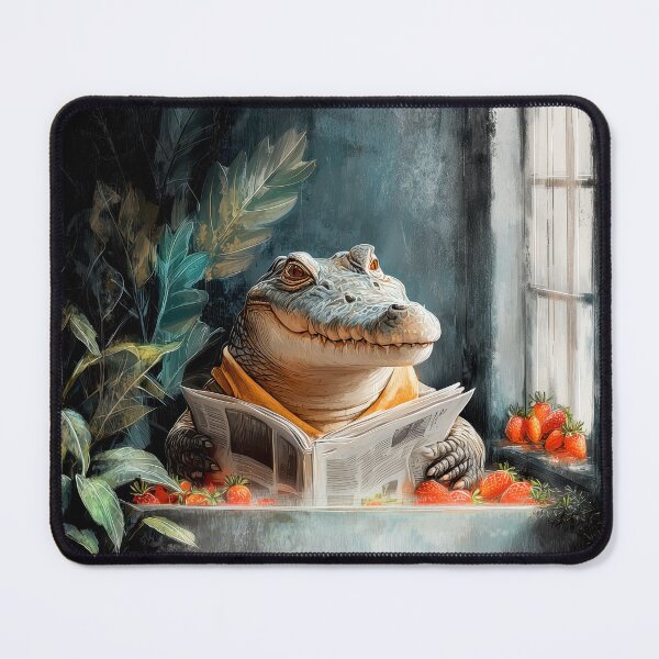 Item preview, Crocodile in bathtube designed and sold by JBJart.