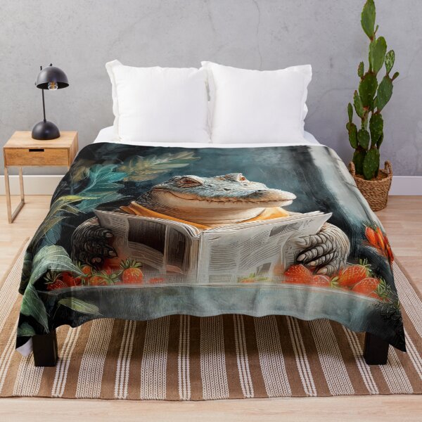 Item preview, Crocodile in bathtube designed and sold by JBJart.