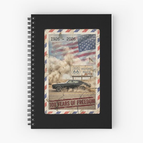 Item preview, Route 66 Centennial Airmail Burnout: 100th Anniversary 1926-2026 Black Muscle Car designed and sold by G350.