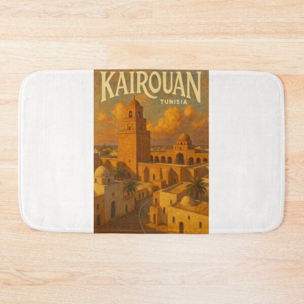 Item preview, Historic Minaret and Medina of Kairouan, Governorate of Kairouan, Tunisia designed and sold by Places On Earth.