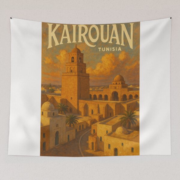 Item preview, Historic Minaret and Medina of Kairouan, Governorate of Kairouan, Tunisia designed and sold by Places On Earth.