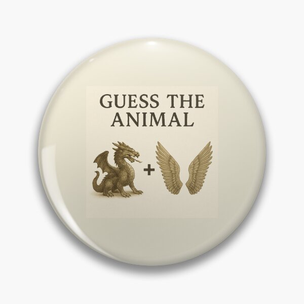 Item preview, Guess the Animal – Dragon + Wings Visual Wordplay  designed and sold by GeoWild Designs.