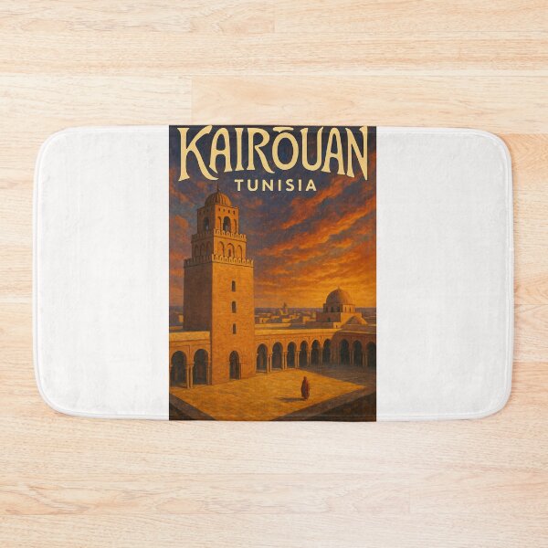 Item preview,  Great Mosque Courtyard at Sunset, Kairouan, Tunisia designed and sold by Places On Earth.