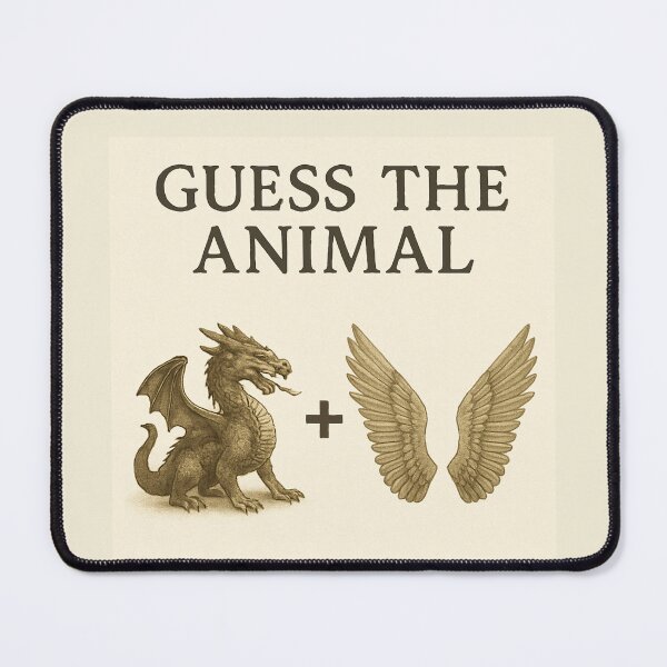 Item preview, Guess the Animal – Dragon + Wings Visual Wordplay designed and sold by GeoWild Designs.