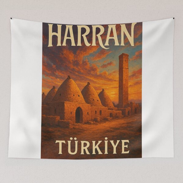 Item preview,  Beehive Dwellings and Ancient Ruins of Harran, Şanlıurfa Province, Türkiye designed and sold by Places On Earth.