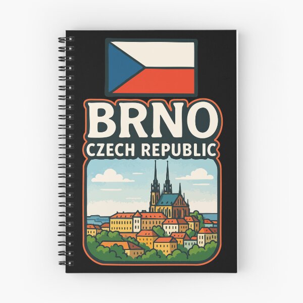Item preview, Brno Czech Republic Flag Travel designed and sold by TomFrontierArt.